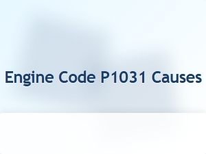 P1031 Engine Code Causes Explained